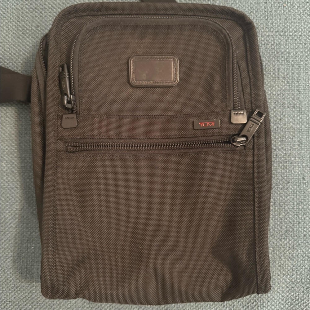 TUMI Black Belt Bag for Men